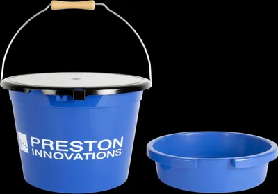 Immagine prodotto di PRESTON Secchio per mangime da 13 l Secchio per esche con vasca e coperchio