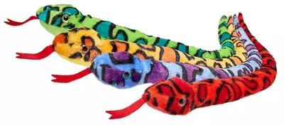 Image de Serpent en peluche vert, 40 cm