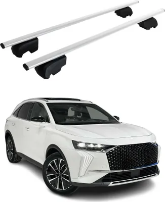 Produktbild von Dachträger Gepäckträger für Citroen DS7 2018-2025 Grundträger ABE Silber 2x