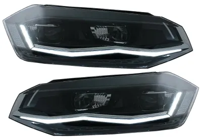 Produktbild von LED TFL Scheinwerfer für VW Polo AW MK6 2018–2020 dynamischer sequentieller Blinker.