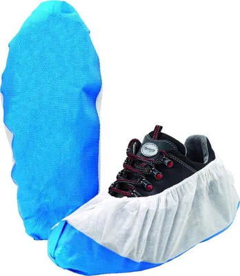 Produktbild von Asatex Überschuhe, Laufsohle, 41x16cm, 100Stck/Beutel, PP-PE