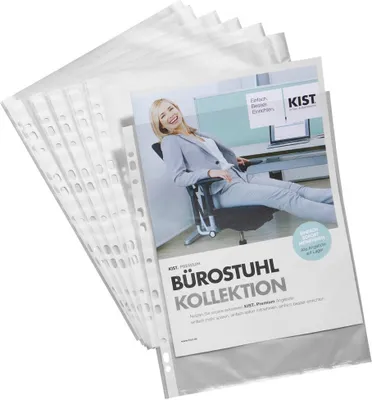Produktbild von gera-folien 100 Prospekthüllen transparent genarbt
