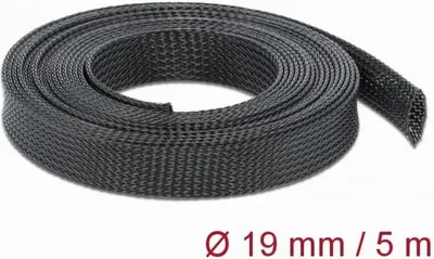 Produktbild von DeLOCK 18850, Schwarz, 1 Stück(e), 3 mm, 5000 mm