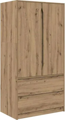 Produktbild von vidaXL Kleiderschrank Artisan-Eiche 79,5 x 49 x 156 cm Holzwerkstoff