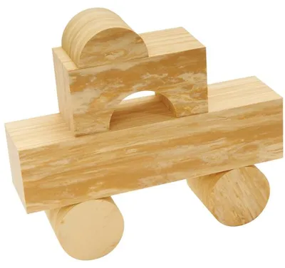 Image de Weplay KC2801 blocs de construction Soft Wood, naturel, 56 pièces (1 set)