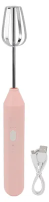 Produktbild von Elektrischer Hand-Ei-Schläger, Milchaufschäumer, Kaffeemixer, Milchshake-Schäumer, Küchenutensilien, Rosa