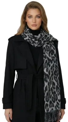 Produktbild von Winterschal für Männer und Frauen mit Leopardenmuster
