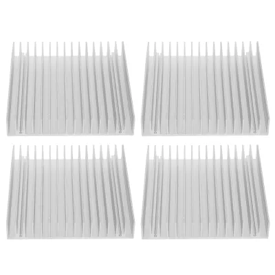 Imagen del producto de Disipador de calor, disipador de calor de aluminio, disipador de calor para routers, disipador de calor de 100 x 100 x 18 mm, componentes de refrigeración, disipación de calor
