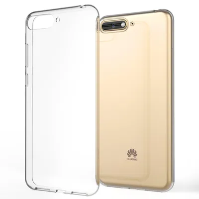 Produktbild von NALIA Handyhülle für Huawei Y6 2018, Hülle Soft Silikon Case Cover Crystal Clear