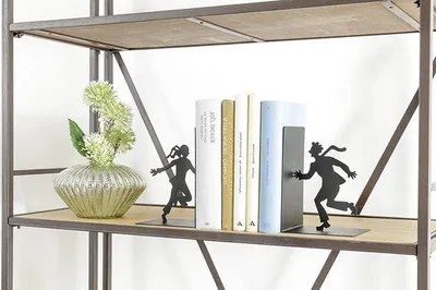 Produktbild von Famanu Bücherstützen- Set - für Bücherregal