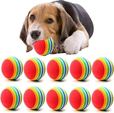 Produktbild von 10 stücke Niedlichen Mini Kleine Hundespielzeug Hunde Kauball Welpenball für Haustierspielzeug Welpen Tennisball Hundespielzeug Ball Haustierprodukte