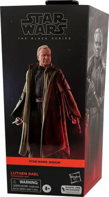 A Star Wars The Black Series action figure packaging for Luthen Rael from Andor.