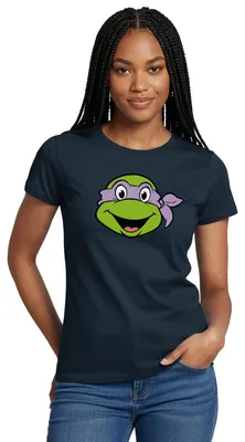 Produktbild von Spreadshirt Teenage Mutant Ninja Turtles Donatello Kostüm Frauen T-Shirt, XL, Navy