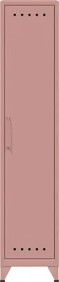 Produktbild von BISLEY Stahlschrank Fern Locker FERLOC3S620 pastelpink 38,0 x 51,0 x 180,0 cm, aufgebaut