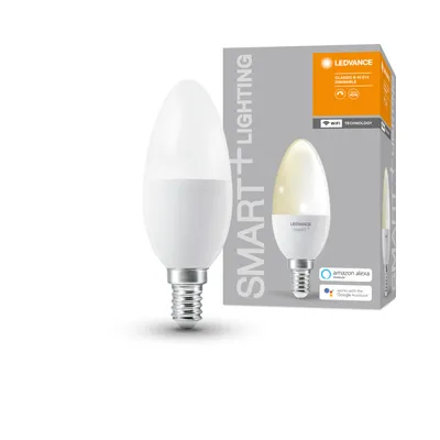 Zdjęcie produktu dla LEDVANCE 00217488, Inteligentne żarówki, Wi-Fi, Stal nierdzewna, Biały, E14, Ciepłe białe, 2700 K