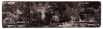 Image de vidaXL Tapis de couloir MARSA Noir 80 x 400 cm Polyester et PVC