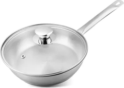 Obrázek produktu pro MagicHome Pánev Chloe, 20 cm, 1,5 litru, se skleněnou poklicí, nerezová ocel