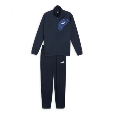 Produktbild von Puma Trainingsanzug Herren Power Poly Suit, Größe:L, Farbe:Blau