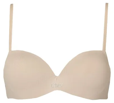 Produktbild von Vorgeformter, gepolsterter Bügel-BH für Damen von GMV GIAN MARCO VENTURI, Artikelnummer G8461A LUNA, Größe 5 – QUINTA (IT 5 – EU 85 – F 100 – UK 38), 80 % Polyamid, 20 % Elasthan