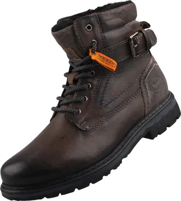 Produktbild von Dockers by Gerli Herren Leder Stiefel Dunkelgrau
