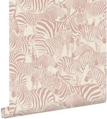 Zdjęcie produktu dla ESTAhome Tapeta zebry różowym 50 x 900 cm