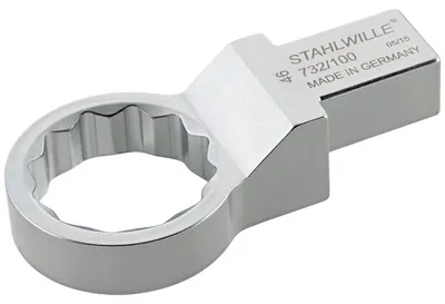 Produktbild von STAHLWILLE 58221046, Torque wrench end fitting, Chrom, 1 Stück(e), 628 g