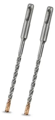 Obrázek produktu pro SDS Plus vrták s kladivem, 6 mm x 160 mm, 2 kusy, vrták do betonu s 4 karbidovými řeznými hranami