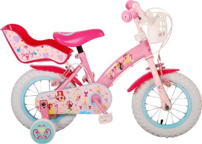Image de Vélo enfant Disney Princess - Fille - 12 pouces - Rose - Deux freins à main