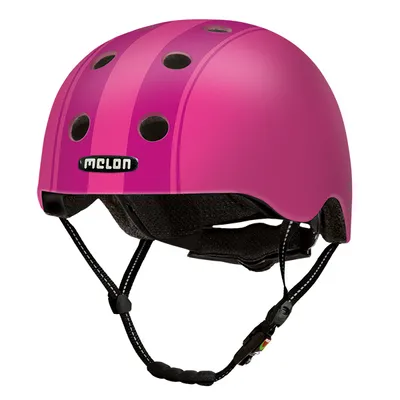 Zdjęcie produktu dla kask rowerowy Urban Active różowy/fioletowy rozmiar 46 - 52 cm