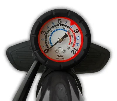 Produktbild von Luchs -Fahrradpumpe mit Manometer schwarz