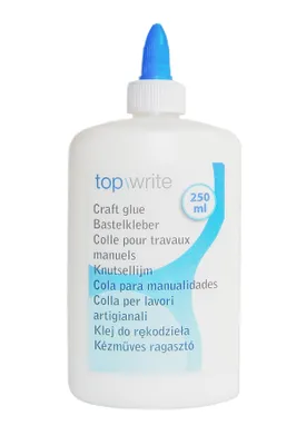 Produktbild von BASTELKLEBER 250ml PVA Weiss Kleber Bastelleim Holzleim Klebstoff Leim Bastel 08