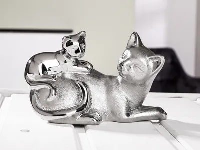 Zdjęcie produktu dla Gilde Figur, kot, mochi, porcelana, srebrny, zestaw 2 sztuk.
Wysokość: 12,40 cm
Szerokość: 20,30 cm
Głębokość: 10,40 cm
32393