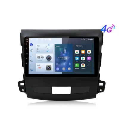Obrázok produktu pre 9''Android13 4+64G GPS 8kern carplay WIFI BT DAB Autorádio 4GSIM für Mitsubishi Outlander 2006-2011