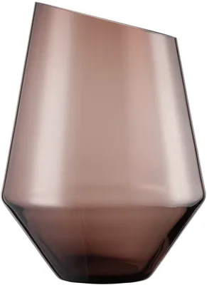 Produktbild von ZWIESEL GLAS handmade VASE/WINDLICHT DIAMONDS H 277 MM SMOKY KLAR (KT1) 122220