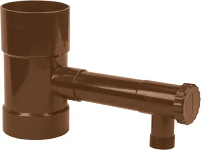 Produktbild von Regenwassersammler mit Ventil 100 mm BRADAS IBCLZ1-100-BR