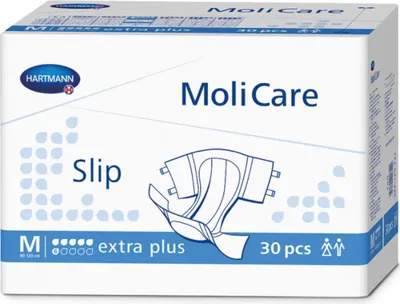 Produktbild von MoliCare® Slip extra plus 6 Tropfen – Größe M, 30 Stück für sicheren Schutz bei mittlerer Inkontinen