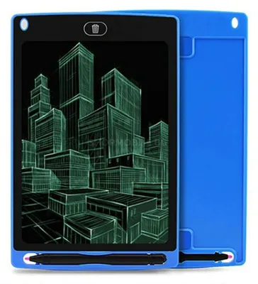Immagine prodotto di Tavoletta grafica e tavoletta di scrittura con schermo da 12 pollici, display LCD, colore blu