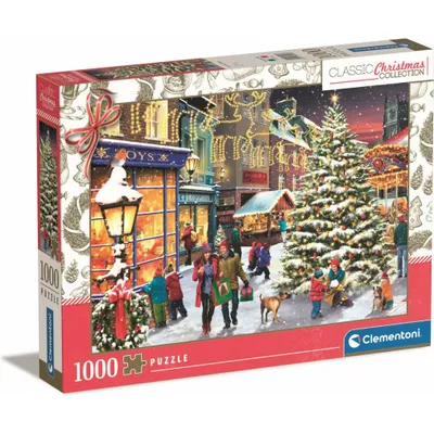 Produktbild von CLEMENTONI Puzzle 1000 High Quality Collection Weihnachtsdorf 81503