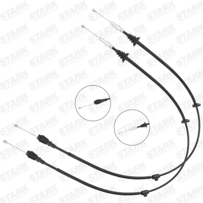Produktbild von STARK Handbremsseil Seilzug Feststellbremse für VOLVO V70 I (875, 876) Hinten Rechts Hinten Links SKCPB-1051125