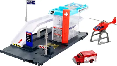 Obrázek produktu pro Matchbox Real Adventures set Helicopter Rescue GVY83