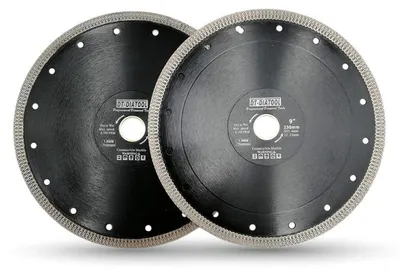 Productafbeelding van Diamantzaagschijf, 2 stuks, 230 mm, Mesh Turbo, voor tegels, marmer, graniet