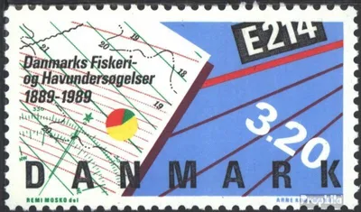 Produktbild von Briefmarken Dänemark 1989 Mi 955 (kompl.Ausg.) postfrisch Fischereiforschung
