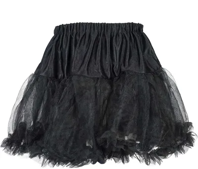 Produktbild von Schwarzer Kinder Petticoat / Größe: 146-164