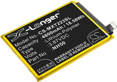 Produktbild von TECHTEK Akku Kompatibel mit [Motorola] Moto G22, XT2231-1, XT2231-2 Ersetzt NH50, für SB18D45495