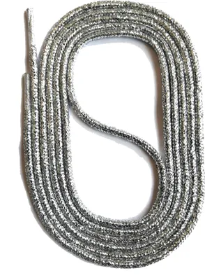 Produktbild von SNORS Schnürsenkel rund - SILBER - 3mm - 110cm