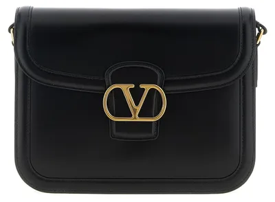 Produktbild von Valentino Garavani 9TO5 Schultertasche Kalbsleder schwarz