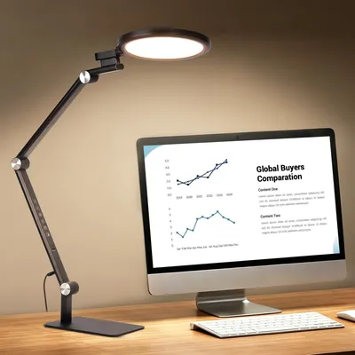 Produktbild von LED-Schreibtischlampe, Augenschutz, Tageslichtlampe mit 5 Farbmodi