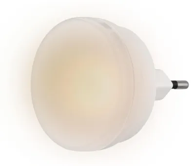 Produktbild von REV LED Nachtlicht/Dauerlicht, Leuchtfarbe gelb, Gehäuse weiß