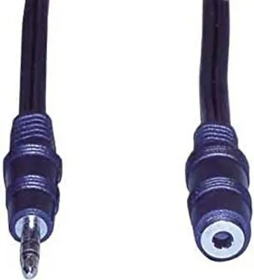 Zdjęcie produktu dla e+p B 125, 3.5mm, Męska, 3.5mm, Żeńska, 3 m, Czarny
