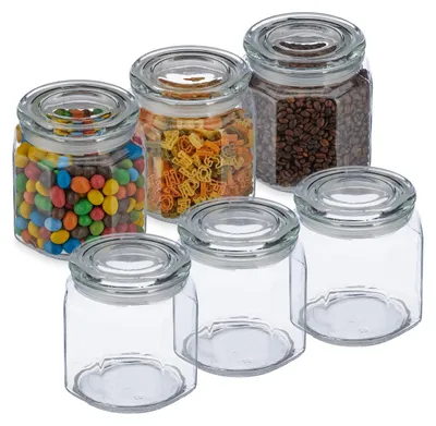 Produktbild von Set aus 6 Luftdichten Aufbewahrungsgläsern 1300ml